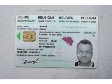 Tarjeta de identificación de Bélgica