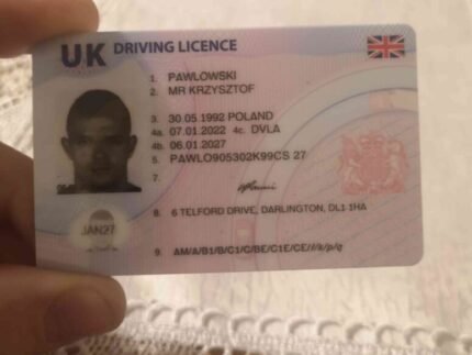 Permiso de conducir en venta